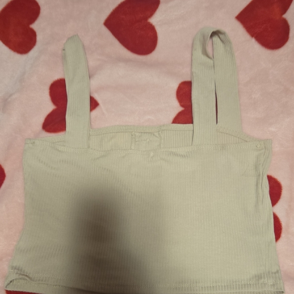 Beige Ribbed Top - Picture 3 of 3